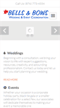Mobile Screenshot of bellsandbowsevents.com